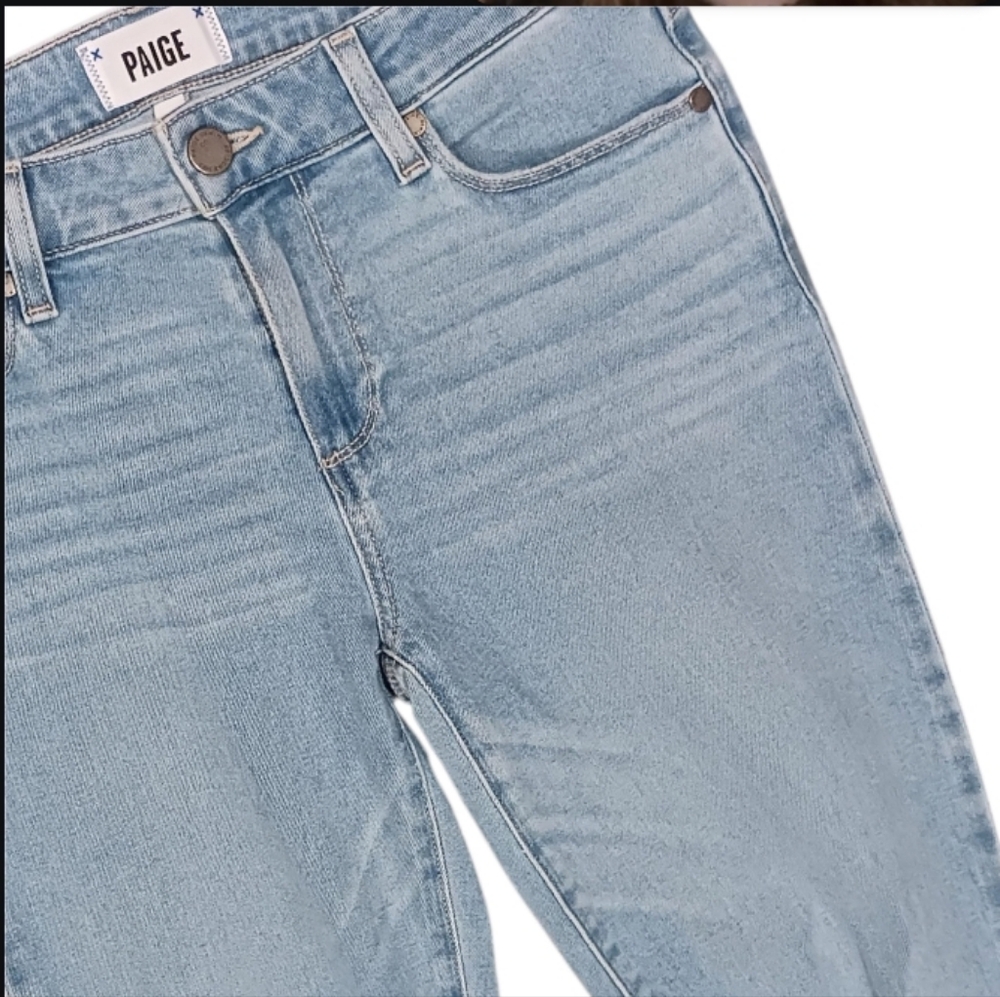 PAIGE Skyline Ankle Peg Jean Destructed - Picture 4 of 9